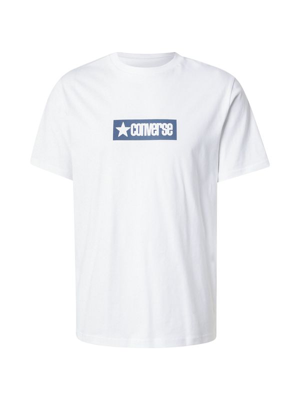 CONVERSE CONVERSE Majica  nočno modra / bela