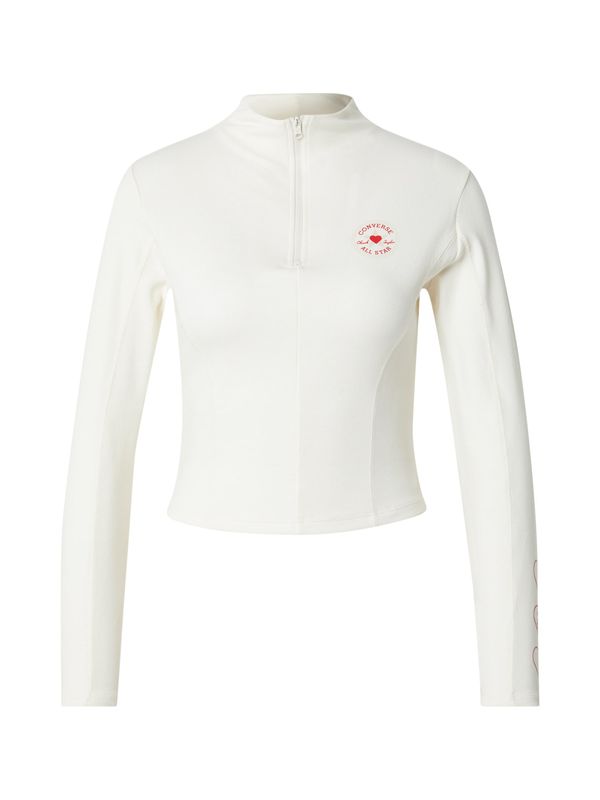 CONVERSE CONVERSE Majica  rdeča / bela