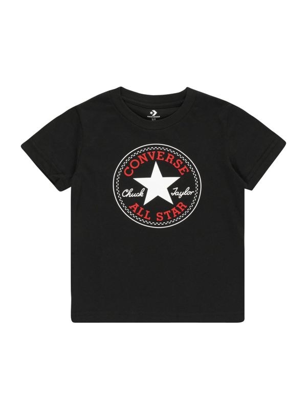 CONVERSE CONVERSE Majica  rdeča / črna / bela