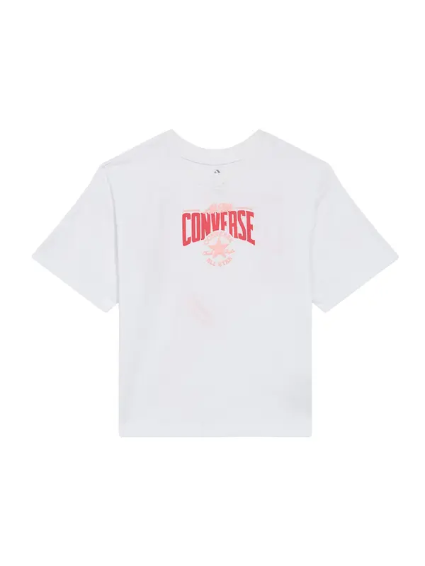 CONVERSE CONVERSE Majica  roza / brusnica / bela
