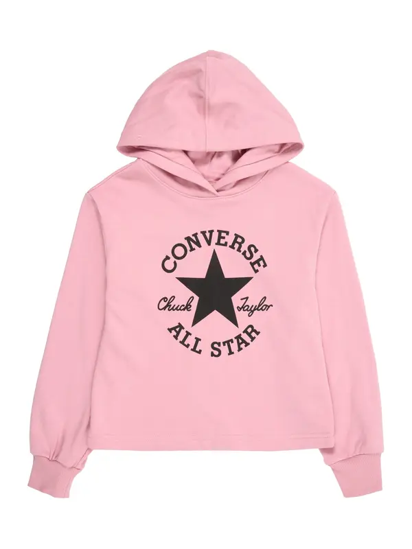 CONVERSE CONVERSE Majica  roza / črna