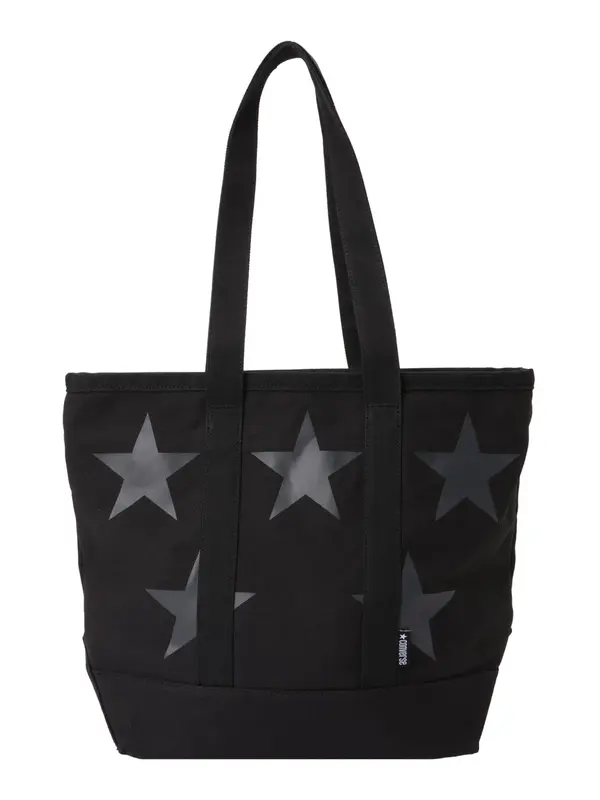 CONVERSE CONVERSE Nakupovalna torba 'CAU CANVAS FIVE STAR'  siva / črna