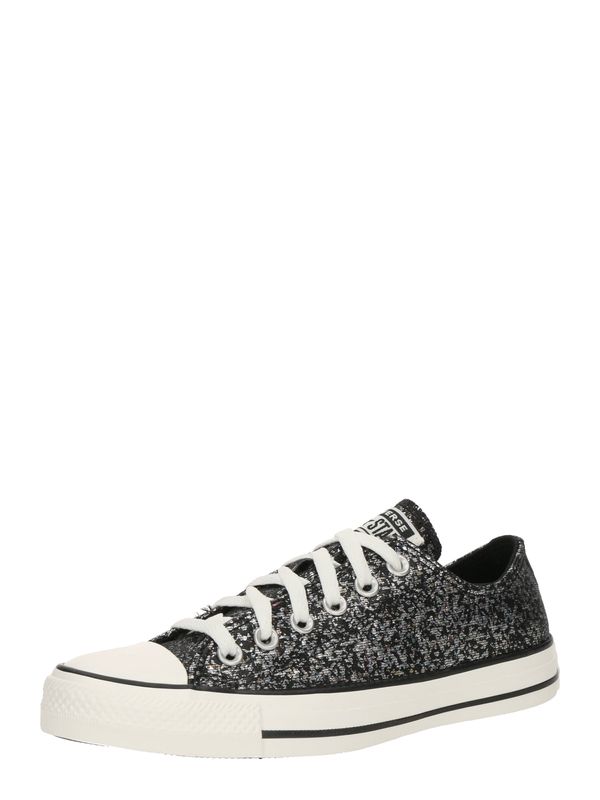 CONVERSE CONVERSE Nizke superge 'CHUCK TAYLOR ALL STAR'  črna / srebrna