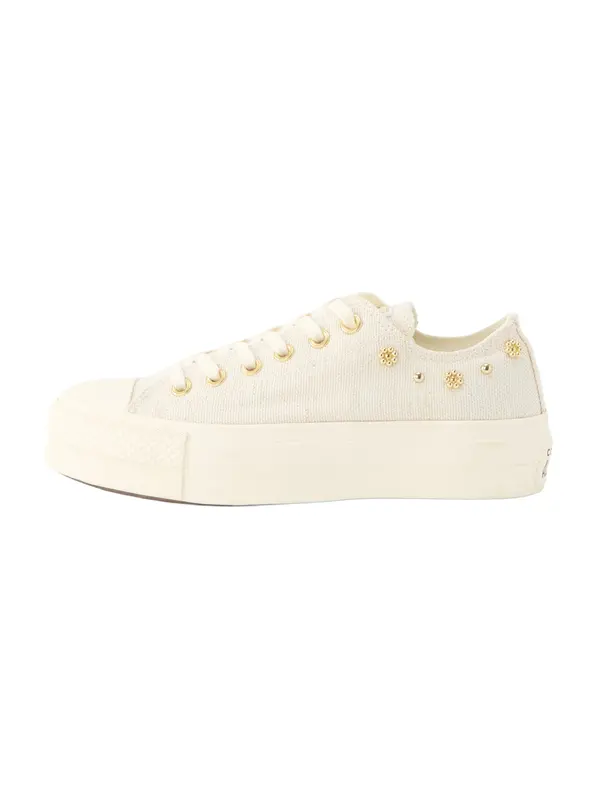 CONVERSE CONVERSE Nizke superge 'Ctas'  bež / zlata
