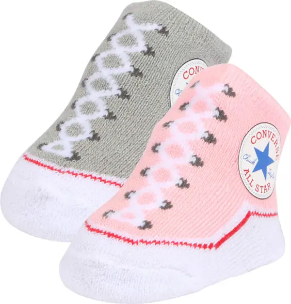 CONVERSE CONVERSE Nogavice 'Chuck Taylor'  siva / mešane barve / roza