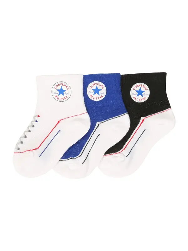 CONVERSE CONVERSE Nogavice  modra / melona / črna / bela