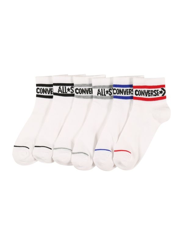 CONVERSE CONVERSE Nogavice  modra / siva / črna / bela