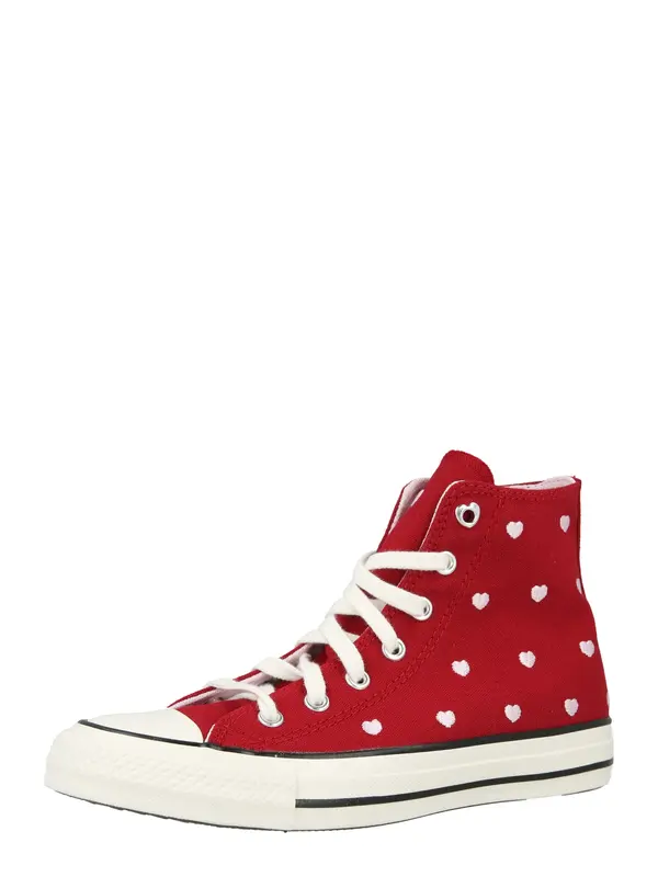 CONVERSE CONVERSE Superge 'Chuck Taylor All Star Hearts & Roses'  živo rdeča / bela