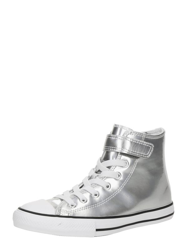 CONVERSE CONVERSE Superge 'CHUCK TAYLOR ALL STAR'  pegasto črna / srebrna / bela