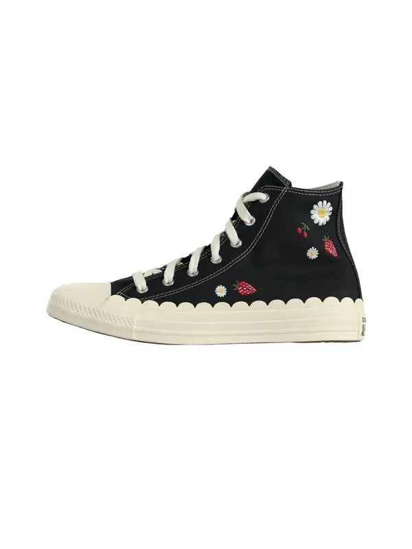 CONVERSE CONVERSE Superge 'CTAS HI'  jelka / češnjevo rdeča / črna / bela