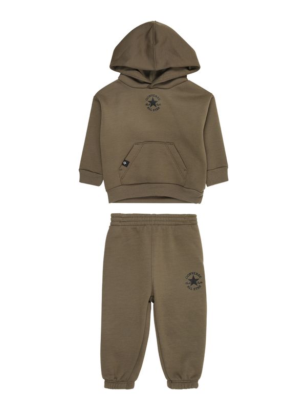 CONVERSE CONVERSE Trenirka za tek  oliva / črna