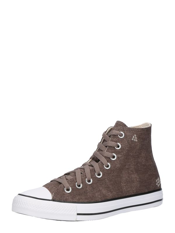 CONVERSE CONVERSE Visoke superge 'CHUCK TAYLOR ALL STAR'  bež / temno rjava / temno siva / bela