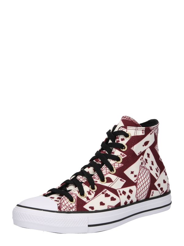 CONVERSE CONVERSE Visoke superge 'CHUCK TAYLOR ALL STAR CARDS'  bordo / črna / bela