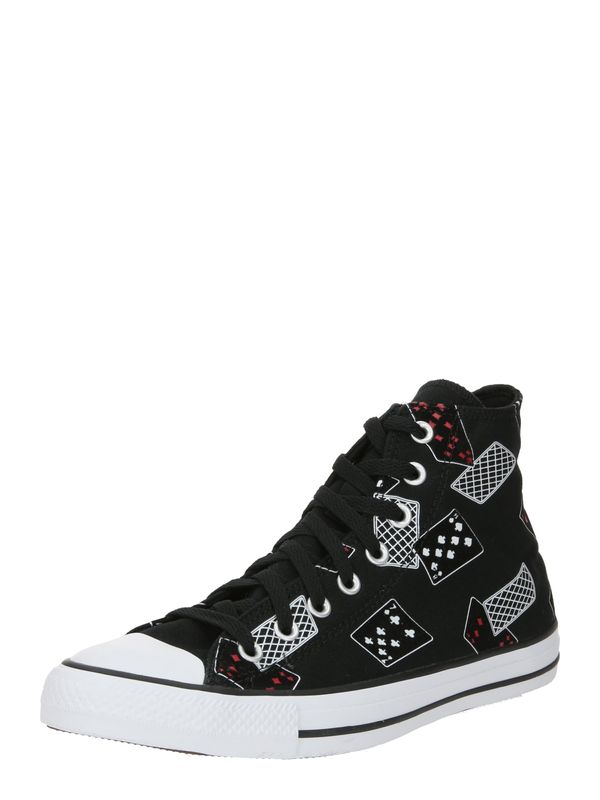 CONVERSE CONVERSE Visoke superge 'CHUCK TAYLOR ALL STAR CARDS'  roza / črna / bela