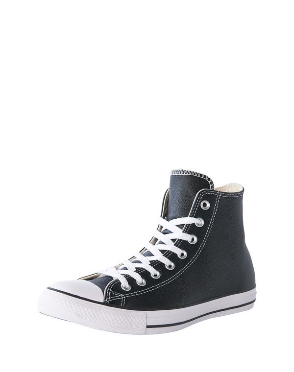 CONVERSE CONVERSE Visoke superge 'CHUCK TAYLOR ALL STAR CLASSIC HI LEATHER'  črna / pegasto bela