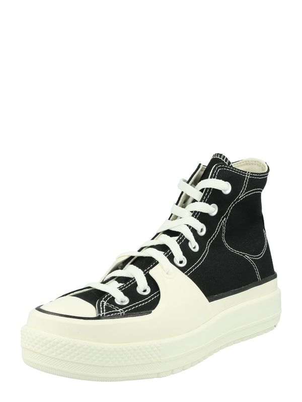 CONVERSE CONVERSE Visoke superge 'Chuck Taylor All Star Construct'  črna / bela