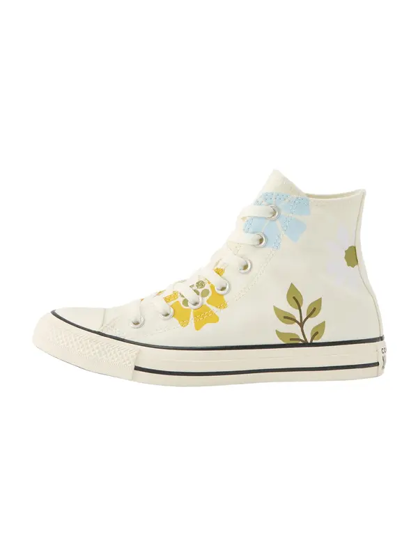 CONVERSE CONVERSE Visoke superge 'CHUCK TAYLOR ALL STAR'  kremna / svetlo modra / rumena / oliva