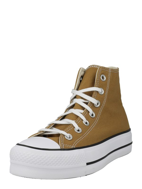 CONVERSE CONVERSE Visoke superge 'CHUCK TAYLOR ALL STAR LIFT'  karamel / črna / bela