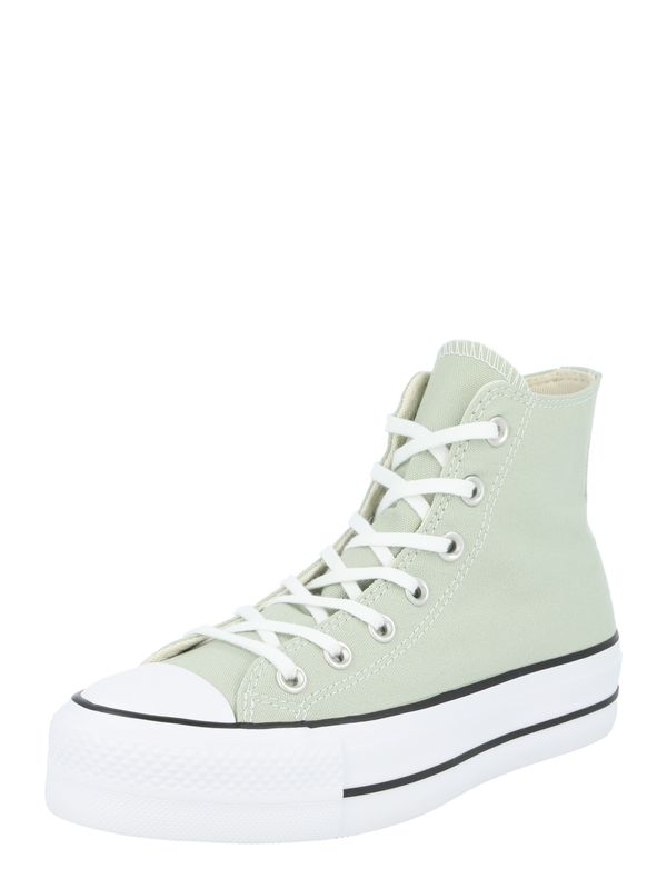 CONVERSE CONVERSE Visoke superge 'CHUCK TAYLOR ALL STAR LIFT PLATFORM SEASONAL'  svetlo zelena