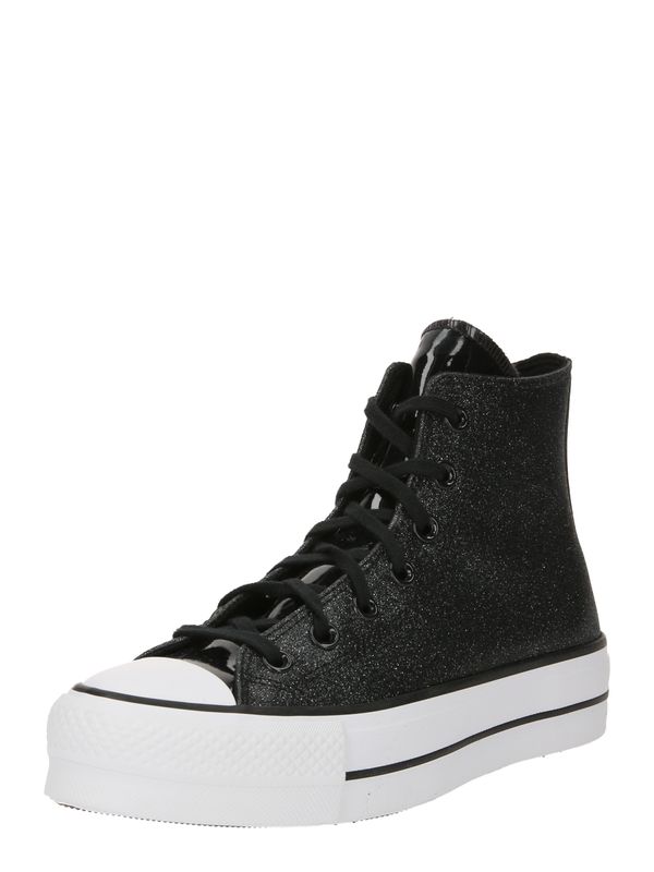 CONVERSE CONVERSE Visoke superge 'CHUCK TAYLOR ALL STAR LIFT'  srebrno-siva / črna