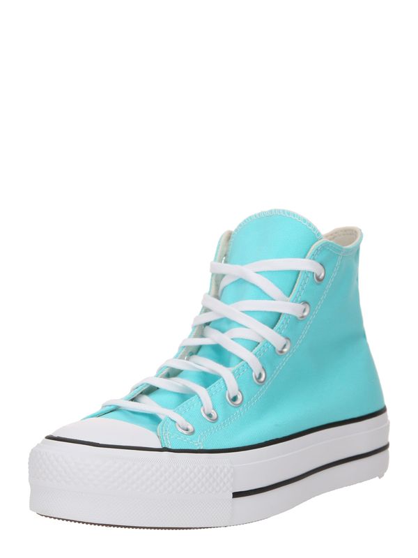 CONVERSE CONVERSE Visoke superge 'Chuck Taylor All Star Lift'  voda / črna / bela