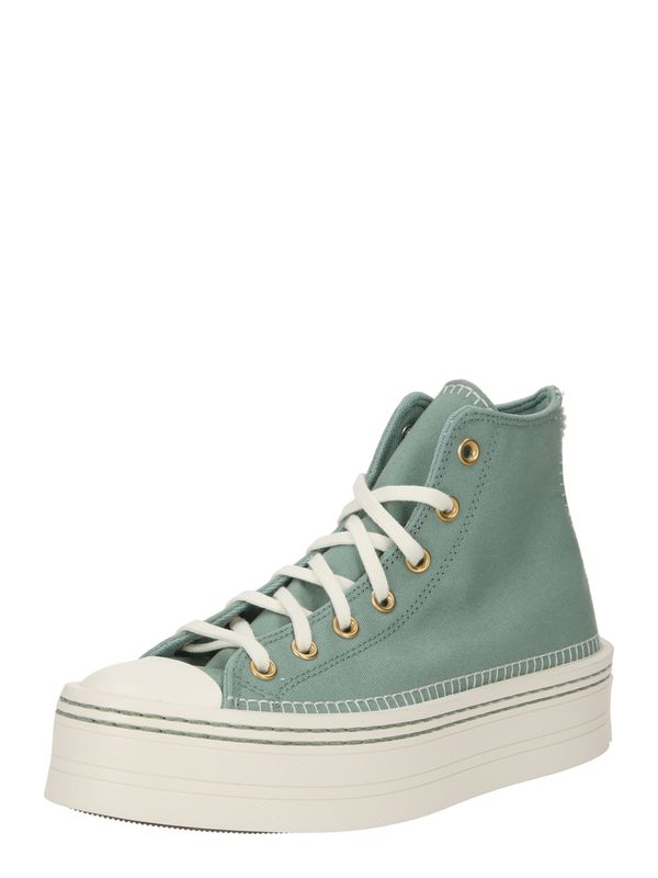 CONVERSE CONVERSE Visoke superge 'Chuck Taylor All Star Modern Lift'  bež / temno bež / zelena
