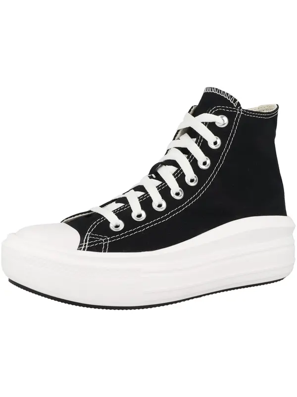 CONVERSE CONVERSE Visoke superge 'CHUCK TAYLOR ALL STAR MOVE PLATFORM'  črna / bela