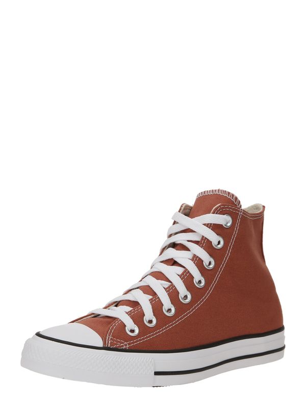 CONVERSE CONVERSE Visoke superge 'CHUCK TAYLOR ALL STAR'  rjasto rjava / črna / bela