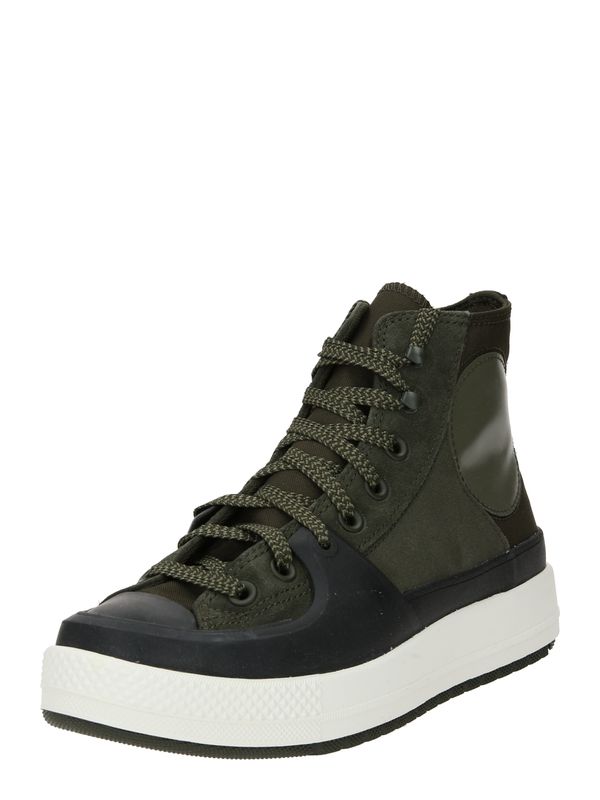 CONVERSE CONVERSE Visoke superge 'CHUCK TAYLOR ALL STAR'  temno zelena / črna