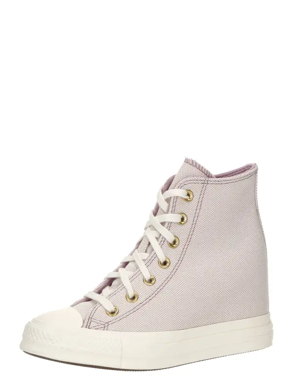 CONVERSE CONVERSE Visoke superge 'CHUCK TAYLOR ALL STAR WEDGE'  zlata / orhideja / off-bela