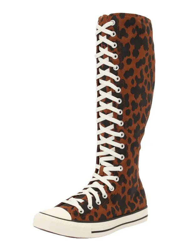 CONVERSE CONVERSE Visoke superge 'CTAS'  čokolada / konjak / črna / bela