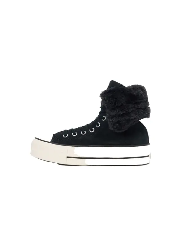 CONVERSE CONVERSE Visoke superge 'Ctas Fold Over'  črna