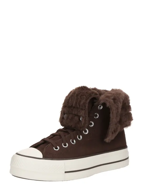CONVERSE CONVERSE Visoke superge 'CTAS FOLD OVER'  temno rjava