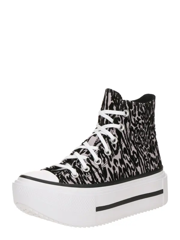 CONVERSE CONVERSE Visoke superge 'CTAS LIFT DOUBLE STACK'  črna / off-bela
