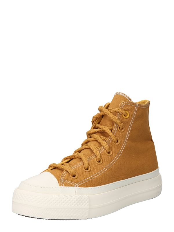 CONVERSE CONVERSE Visoke superge  karamel / bela