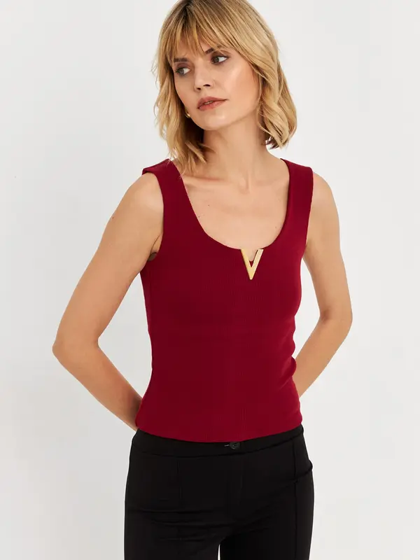 Cool & Sexy Cool & Sexy Top  burgund