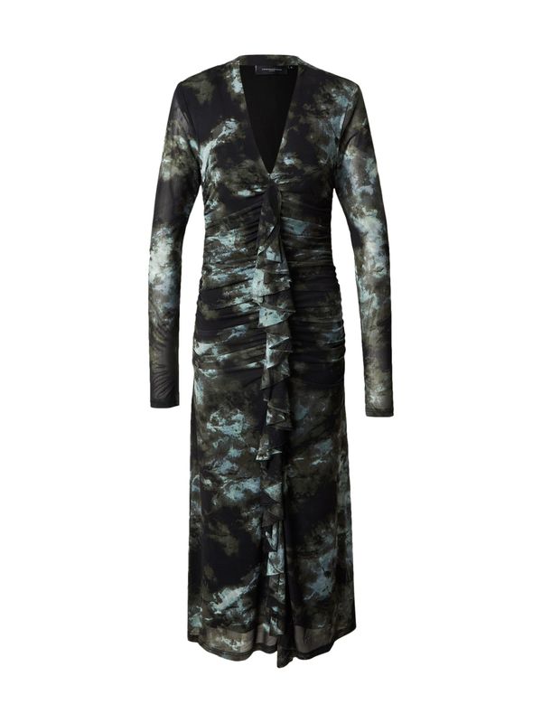 Copenhagen Muse Copenhagen Muse Obleka 'CORA'  oliva / meta / črna