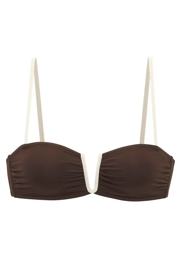Copenhagen Studios Copenhagen Studios Bikini zgornji del  rjava / bela