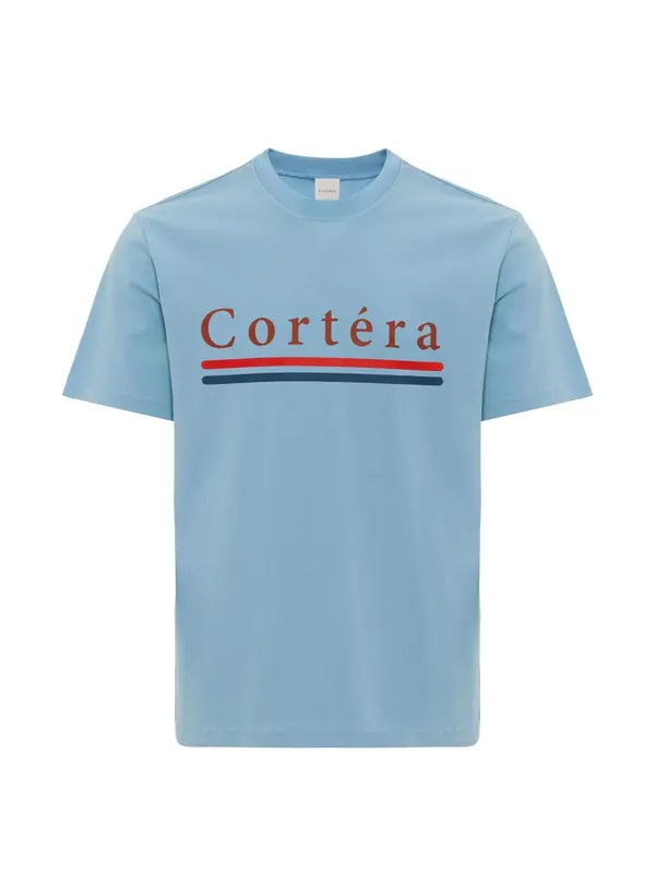 Cortera Cortera Majica 'Armando'  svetlo modra / mešane barve