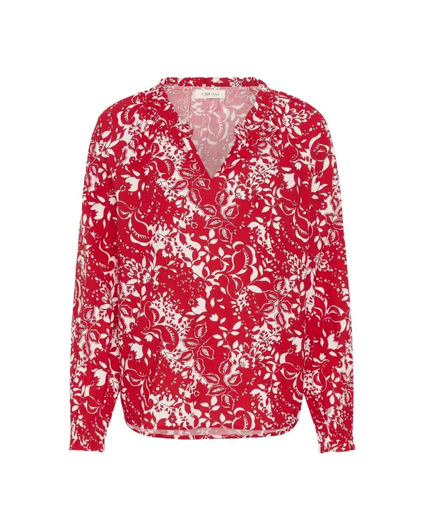Cream Cream Bluza 'CRTiah'  krvavo rdeča / bela
