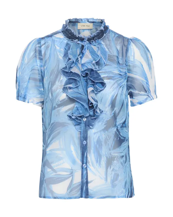 Cream Cream Bluza 'Kinia'  modra / mornarska / svetlo modra