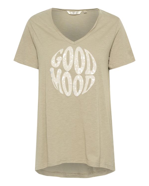 Cream Cream Majica 'Amia'  bež / bela