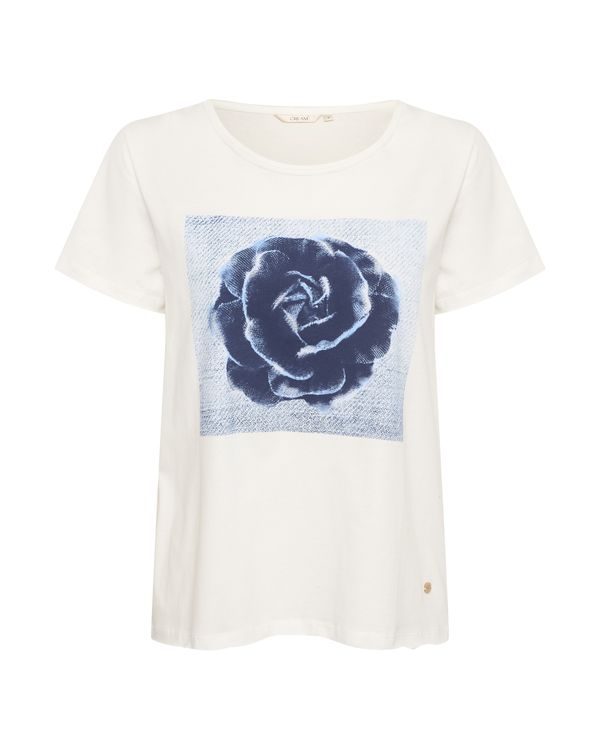 Cream Cream Majica 'Karen'  modra / bela