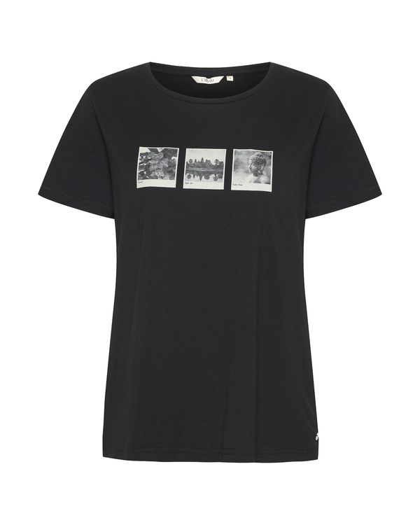 Cream Cream Majica 'Norma'  siva / črna