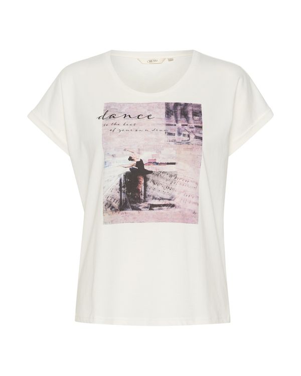 Cream Cream Majica 'Pigga'  mešane barve / bela