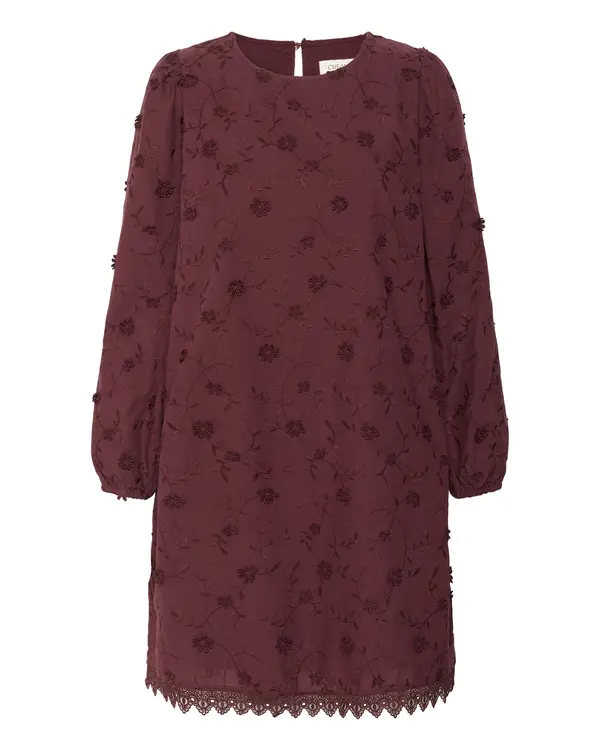 Cream Cream Obleka  bordo
