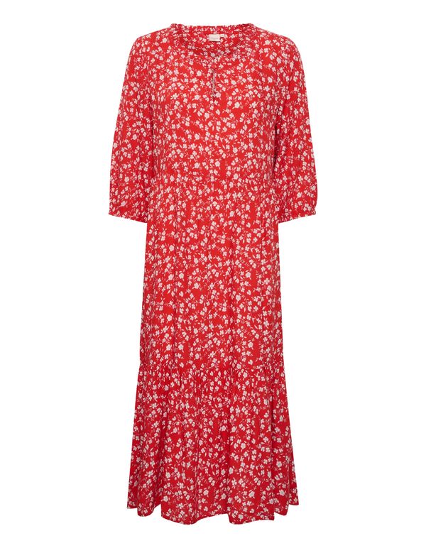 Cream Cream Obleka 'Tiah '  rdeča / bela