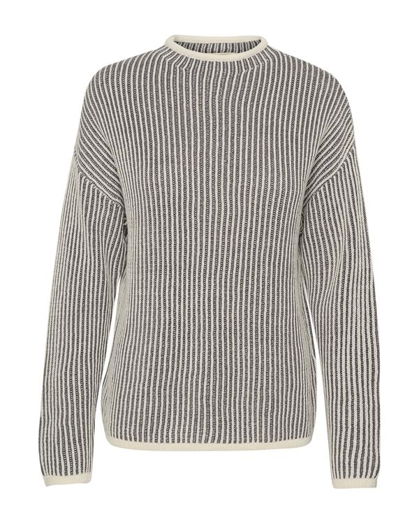 Cream Cream Pulover 'Soffie'  bež / svetlo siva