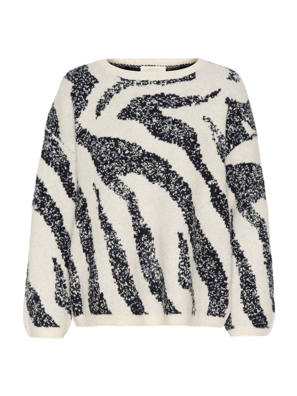 Cream Cream Pulover 'Temikka'  bež / črna