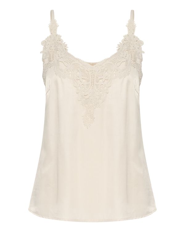 Cream Cream Top 'Anna'  kremna